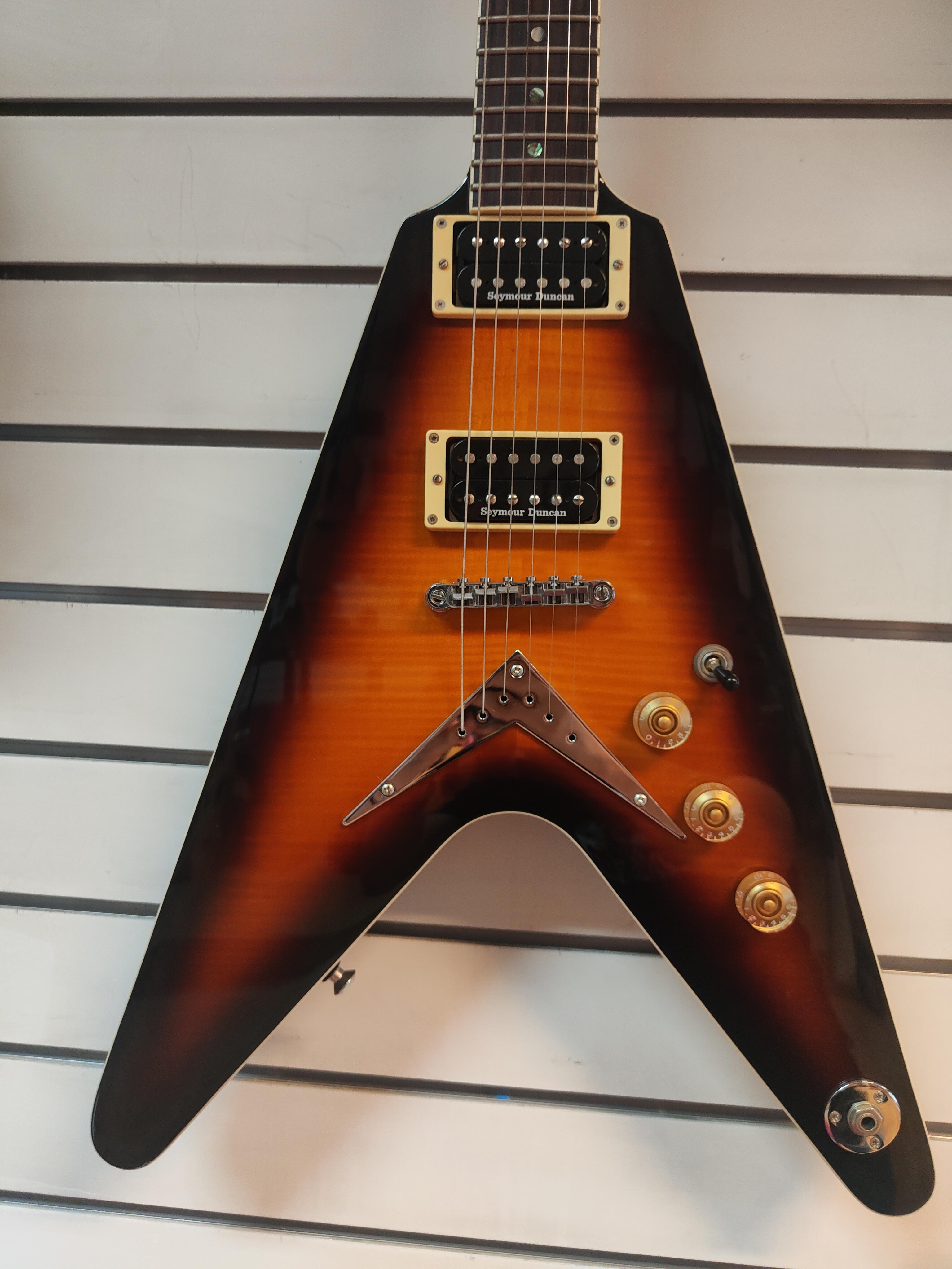 Dean V79 Flame top